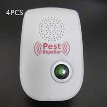 AI Ultrasonic Rodent Repeller, Household Insect Repellent, Ultrasonic Pest Control Device Suitable For Home And Commercial Multi-Scenario Use, USB Powered, Suitable For Home/Hotel/Warehouse Use Ultrasonic Mosquito Repeller - White - View 14