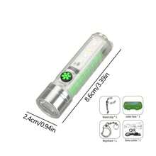 1 pieza Mini Linterna - Linterna LED Ultra Mini - Alta Luminosidad - Potente Linterna de Bolsillo - Multicolor - Ver 18