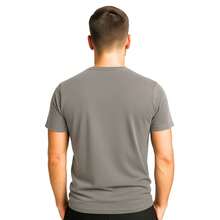 Set Of 2 Men's T-Shirts, 100% Premium Cotton, Printed, Various Colors, New Release - 灰色和海軍藍 - 查看 2