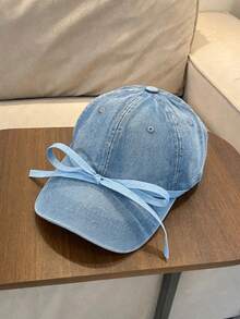 1 Women's Y2K Bow Hot Diamond Love Baseball Cap, Sweet Bow Decoration, Multifunctional Sports Sun Hat, Suitable For Parties And Daily Wear - Multicolor - View 9