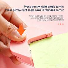 1pc/3pcs Corner Rounder Punch, Small Circle Cutter, Photo Corner Cutter, Business Card Corner Cutter, Paper Corner Cutter, DIY Corner Rounder R4 Chamfer Cutter, Handmade Photo Paper Card Right Angle Sharp Corner Rounding Trimming Cutter - Multicolor - View 7