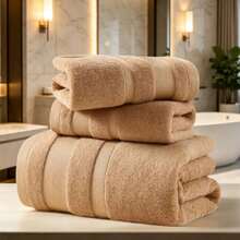 6-Piece Towel Set - 2 Each: Washcloths, Hand & Bath Towels - Soft Absorbent Quick Dry Collection For Daily Use, Gym, Beach - Fast  Delivery - Coffee Brown - View 10