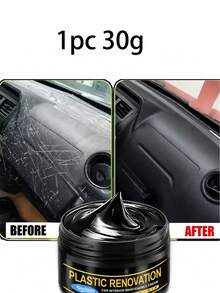 KineShineX Car Interior Polishing Paste, Car Leather Seat & Dashboard Control Panel Polishing Repair Cream, Scratch Repair Wax, Tire Shine Agent, Car Accessories, Comes With Car Cleaning Sponge - Multicolor - View 13