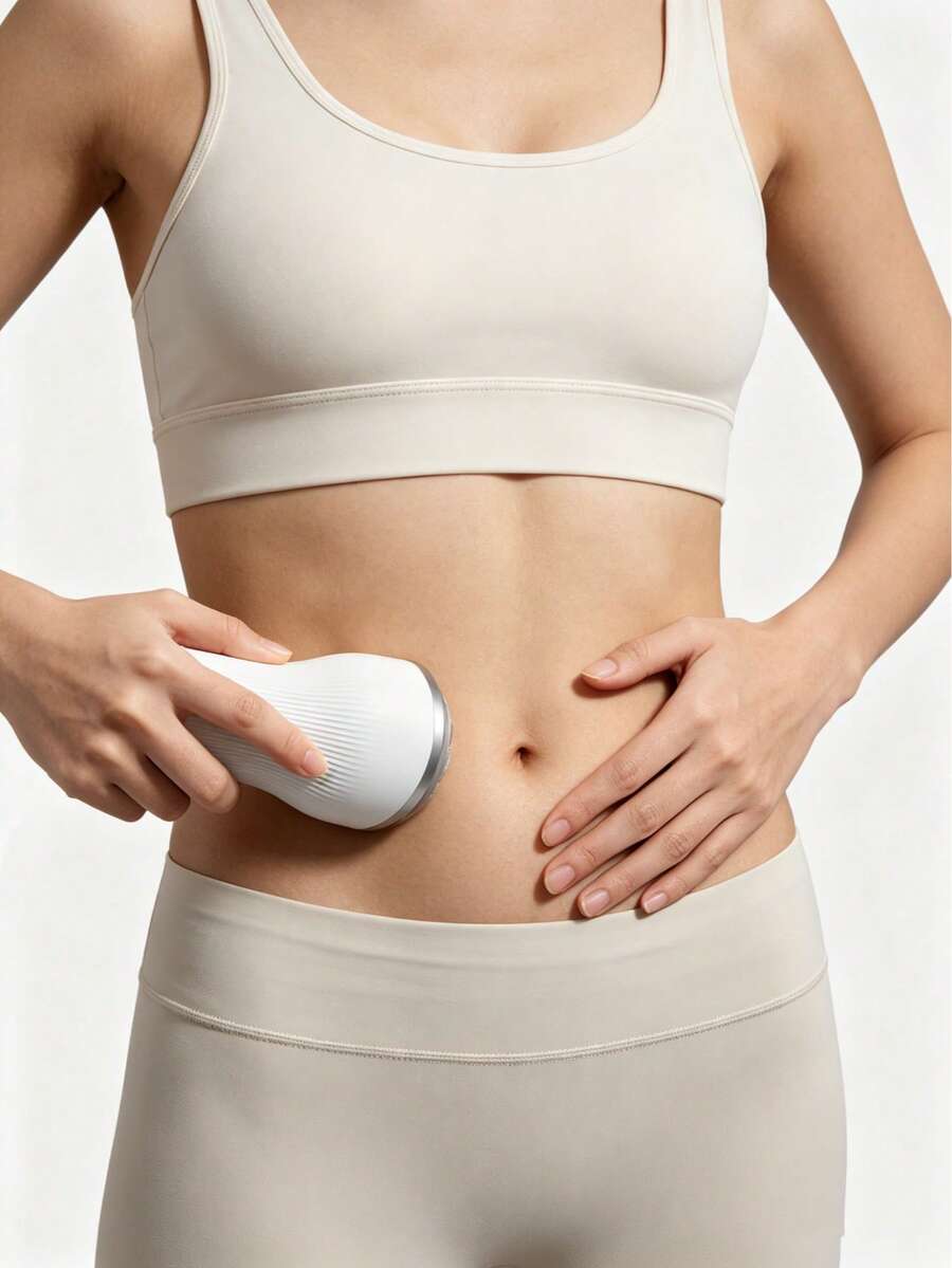 HYUNDAI Multifunctional Portable Body Massager With 6 Interchangeable Massage Heads, Easy To Carry, Suitable For Daily Exercise Relaxation, Also Applicable For Gyms And Yoga Studios