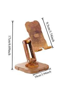 1/2pcs Multi-Function Phone Stand, 360° Rotating Base, Adjustable Height, Ergonomic Desktop Stand, Suitable For Laptop/Tablet, Suitable For Smartphone/Camera/Headphones, Space-Saving Design - Multicolor - View 3