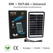 Home Solar Panel Kit With Optional Detachable Controller Set - Black - View 8