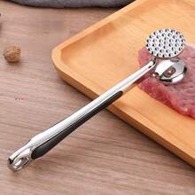 雙面鋅合金肉類嫩化錘，家用牛排肉槌，多功能豬排嫩化器 - 彩色 - 查看 5
