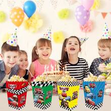 Red Car Gift Box, Car Themed Party Gift Box, Candy And Cookie Box, Party Gift Bag, Party Gift Box, Suitable For Birthday Party Decoration - Party Candy And Popcorn Box - Popcorn Box - View 3