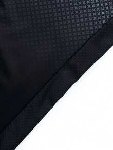 1pc HUUB New Summer Short Sleeve Cycling Jersey For Men Top, 3 Back Pockets Design - Universal Version Sports - Black - View 4
