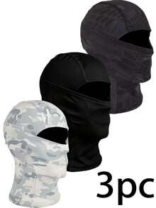 3pcs/1pc Unisex Ski Mask, Balaclava Style Mask, Lightweight Breathable Sun Protection Mask, Suitable For Motorcycle, Snowboarding And Other Outdoor Sports - Style I - View 22