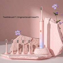 Lenovo A1PRO  Electric Toothbrush, 4 Cleaning Modes + Sensitive Gum Care Brush Head, Magnetic Levitation  Toothbrush, High-Frequency Vibration Cleaning, Multi-Mode Sensitive Settings, Suitable For Student Oral Care - Multicolor - View 14