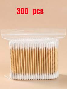 2000/1000/500/300pcs Multi-Functional Makeup & Ear Cleaning Swabs, Personal Care & Household Dual Use. Double-Ended Design, Fragrance-Free Hypoallergenic Facial And Ear Cleaning - B - View 9