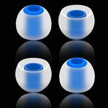 4PCS/Pack Universal Silicone Earphone Tips, Pure Silicone Ear Tips, Colorful Silicone Earbuds, In-Ear Earphone Tips, Soft And Comfortable, Washable And Easy To Clean - Multicolor - View 35