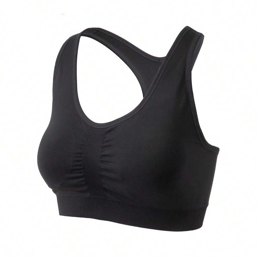 Puma Spring/Summer Yoga Fitness Training Sports Bra Women's Tank Top Racerback Sports Underwear 52436151 - Black - View 1