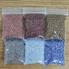 200pcs, 5g/Pack, 2mm Colorful Watermelon-Shaped Glass Seed Beads, Handmade DIY Glass Bead Loose Bead Set, Suitable For DIY Clothing Embroidery Decoration, Beaded Jewelry Making, Accessory Making And Daily Matching - 2mm AB Watermelon Beads In 6 Colors - View 9