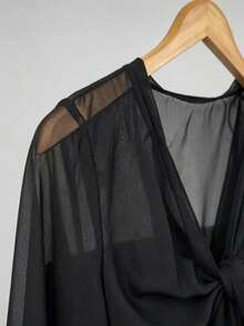 1 buah Cardigan Syal Chiffon Wanita, Musim Semi/Panas, Pendek, Tanpa Lengan, Sangat Tipis, Serbaguna, Bukaan Depan, Perlindungan Matahari Pantai, Perlindungan UV - MultiWarna - View 4