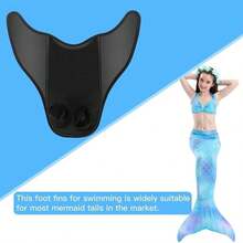 Non-Slip Mermaid Swim Fins, Lightweight Mid-To-Long Blade Diving Training Fins, Comfortable Foot Pocket, Summer Beach Essential, Swimming Pool Floating Gear - Multicolor - View 2