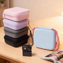 PU Embossed Hard Shell Camera Storage Case With Carrying Strap And Free Carabiner, Full Accessories Storage And Protection Travel Bag, Suitable For Osmo Nano Pocket Camera - View 10