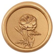 20pcs/Pack 3D Floral Pattern Wax Seal Stickers, Self-Adhesive Wax Seal Stickers, Suitable For Gifts, Wedding Invitation Envelopes Sealing - Brown - 3D Flower-brown - View 6