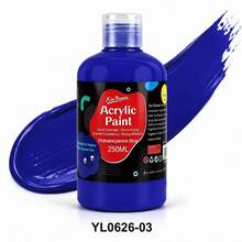 1件裝 250ml 壓克力顏料，高遮蓋力快乾配方，質地滑順且附著力強，16色可選，適用於畫布、木材與DIY手工藝，適合藝術家、學生與愛好者 - 單件 - 查看 16
