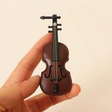Dollhouse Violin 3D Creative Miniature Toy Ornament Photography Prop Decoration Music Creative Decor - Multicolor - View 5