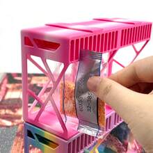 Gradient Color Interlocking Diamond Painting Drill Storage Rack, Multi-Compartment Storage Box For Diamond Painting Drill Bags And Tools - A - View 8