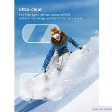 Juego de 4 piezas de protector de pantalla y lente para Insta360 Luna Ultra, incluye 2 protectores de lente + 2 protectores de pantalla, vidrio templado de dureza 9H, resistente a arañazos, sin burbujas, transparente de alta definición - Ver 10