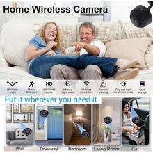 Miniature Mini Camera, Home Security Camera, Portable Hidden Camera, HD 1080p Smart Mini Camera, HD Night Vision Wireless WiFi Camera, Only Supports 2.4G Network, Remote Monitoring, SD Card Expandable Memory, Indoor HD Network Monitor, USB Powered Home Camera, Suitable For Home, Office And Other Scenarios, Meets Various Needs, 24-Hour Peace Of Mind Online - Black - View 6