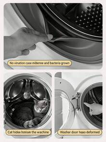 Multiple Styles Cute Flower Magnetic Washing Machine Door Handle, Flexible Bendable Washing Machine Door Support Device, Keeps Door Open; Anti-Mold Ventilation Support Block For Front-Loading Washing Machines, Home Decor Item. - A - View 11
