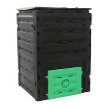 Garden Compost Bin 119 Gal Compost Bin Outdoor Large Capacity Composter 450L NEW - black and green - View 7