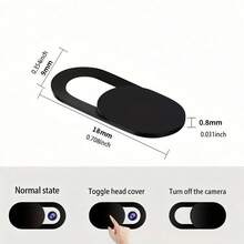 5/10/25入手機與電腦相機鏡頭保護蓋，相機保護蓋，防偷窺貼紙，視訊鏡頭遮蓋，隱私保護蓋 - ABS 視訊鏡頭保護蓋，適用於筆記型電腦、手機與平板電腦 - 查看 2