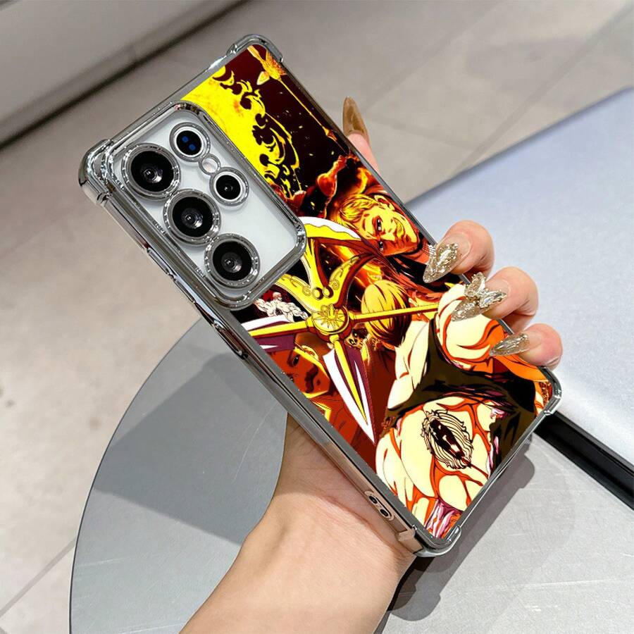 Phone Case - Anime 7D Sins Scanor Compatible With Samsung A17 A37 A57 A16 A26 A36 A56 For Galaxy A15 A25 A35 A55 A14 A24 A34 A54 A07 A06 A05S A04S A03S Transparent Case With Anti-Drop Coating And TPU Impact Protection - 混合色 - 查看 1
