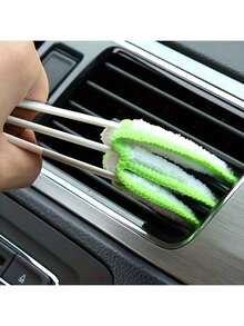 1pc Car Air Vent Cleaning Brush, Soft Bristle Interior Dusting Brush, Car Cleaning Tool, Automotive Accessory - Multicolor - View 5