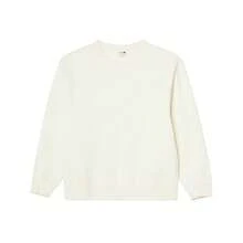 Puma Women's Spring/Autumn Round Neck Pullover, Loose Comfortable Versatile Knit Sweatshirt Sports Sweatshirt 62788265 - White - View 1