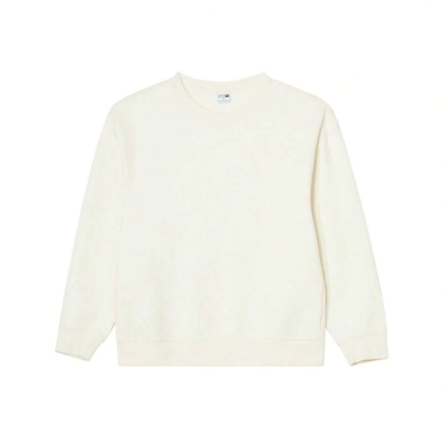 Puma Women's Spring/Autumn Round Neck Pullover, Loose Comfortable Versatile Knit Sweatshirt Sports Sweatshirt 62788265 - White - View 1
