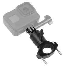Adaptador de triple ranura de aleación de aluminio para bicicleta, soporte de conversión giratorio 360°, compatible con diámetro de tubo de 20~30mm, accesorio de cámara compatible con cámara de acción y otros equipos de fotografía - Ver 8