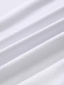 100% algodón puro, estilo bohemio Y2K, moda moderna, camiseta de manga corta con cuello redondo para mujer, casual y cómoda, ropa deportiva casual de primavera y verano para mujer, tallas S, - Blanco - Ver 5