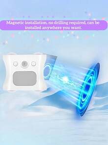 1 pieza Luz de pared LED, Luz con sensor de movimiento, Luz decorativa con degradado RGB, Luz nocturna regulable, Modo de sensor de Body humano + Control remoto de doble control, Adecuada para entrada, escaleras, pasillo, mesita de noche, escritorio y armario, Perfecta para diversas decoraciones de ambiente. (Capacidad de batería 1200 MAh) - Lámpara de pared RGB - Máx. - Ver 6