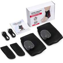 Hailicare 2合1足部與腳踝加熱按摩器,3種模式、3段震動、6段加熱,3000mAh長效電池,易於穿戴,適合多人使用,聖誕節/生日/節日送給親友的禮物 - 黑色 - 查看 13