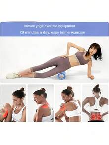 Foam Roller, Premium Yoga Roller, EVA Hollow Yoga Pilates Massage Roller, For Pilates Exercise, Enhanced Home Workouts - Improve Flexibility, Stretching, Muscle Relaxation - Multicolor - View 9
