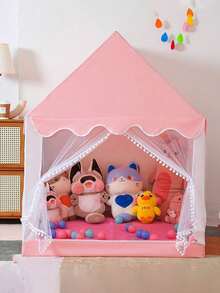1 pieza Castillo de Cuento de Hadas, Tienda Infantil, Casa de Juegos para Niñas en Interiores, Casa de Juegos para Niños, Casa de Princesa de Ensueño, Casa de Juguete de Castillo, Casa de Princesa de Ensueño, Base de Juegos Secreta - Multicolor - Ver 14