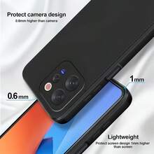 適用於 Vivo 手機殼，純色啞光黑手機殼，親膚啞光 TPU 軟殼，防指紋防汗防滑，鏡頭凸起防刮，輕量全包覆日常防撞極簡手機保護殼 - 黑色 - 查看 10