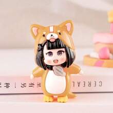 1pc Cute Cartoon Penguin Figurine Model Decor, Desktop Living Room Ornament, Car Decoration - Multicolor - View 13