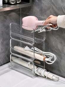 1/2pcs Stackable Curling Iron Storage Rack, Hair Styling Tool Organizer - Multicolor - View 6