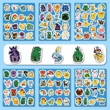 bandai 100pcs Dark Stickers, Decorative Stickers For Scrapbooking, Skateboard, DIY Decoration, Back To School, First Day Of School - Multicolor - View 2