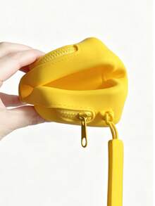 1pc Silicone Storage Bag, Portable Handheld Mini Cosmetic Coin Purse, Waterproof Zipper Storage Pouch, Suitable For Beach, Travel, Outdoor And Daily Use - Multicolor - View 9