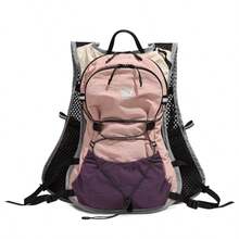 Ransel Rompi Lari dan Hiking Ringan dengan Strip Reflektif, Ransel Hidrasi Jaring Bernapas untuk Aktivitas Luar Ruangan Mendaki, Bersepeda - MultiWarna - View 14