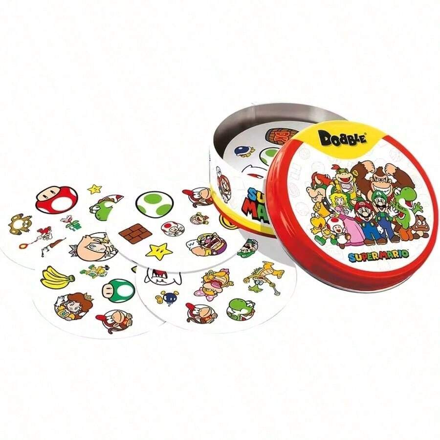 DOBBLE 1 Tabo 特別版快速觀察卡牌遊戲,適合家庭聚會的趣味配對遊戲,生日或聖誕禮物佳選 - 彩色 - 查看 1
