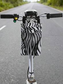 Bicycle Storage Hanging Bag Electric Bike Handlebar Bag Front Zipper Pouch Front Handlebar Small Pouch Used To Store Phones Keys Water Bottles For Outdoor Riding Commuting & Travel Cycling Accessories - Multicolor - View 7