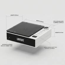LOKMAT CD201 便攜式藍牙 CD 播放器,內建立體聲喇叭,4000mAh 可充電電池,配備遙控器,支援多種播放模式(CD、音訊線、USB、藍牙、FM、光纖和 AUX) - 查看 6